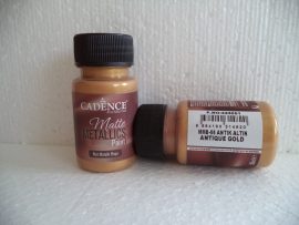 Cadence MMB-06 metálik matt festék antik arany 50ml