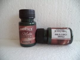 Cadence MMB-25 metálik matt festék emerald 50ml