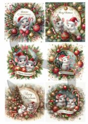 Egérkés karácsonyi képecskék