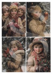 Karácsonyi kislány portrék 2