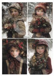 Karácsonyi kislány portrék 3