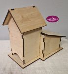 Kétrészes teafiltertartó ház