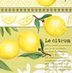 Szalvéta M72432 citrom/olíva 