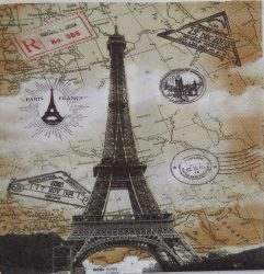 szalvéta  P69_Paris Eiffel Torony