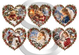 Prémium karácsonyi kollekció: Szívdíszek 2 Prémium karácsonyi kollekció: Szívdíszek 2
