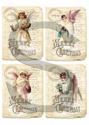 Viktoriánus karácsonyi angyalok 1