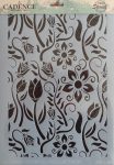 cadence stencil sablon flower kollekció FSC-005 21*29