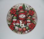 karácsonyi dekoratív fa tábla 20cm