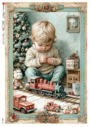 paperdesigne rizspapír A5 baby- 0124