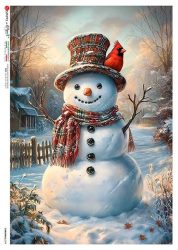 paperdesigne rizspapír A5 christmas - 0379