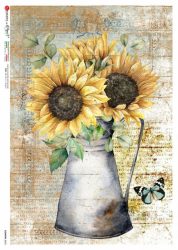 paperdesigne rizspapír A5 flowers - 0073 paperdesigne rizspapír A5 flowers - 0073