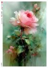paperdesigne rizspapír A5 flowers - 0457