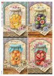 paperdesigne rizspapír A5 food - 0184