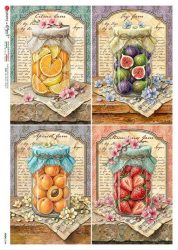 paperdesigne rizspapír A5 food - 0184