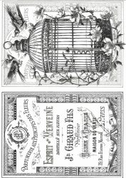 paperdesigne rizspapír A4 madár kollection - 06