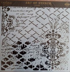 cadence stencil sablon Grunch kollekció GCS-012 45*45cm