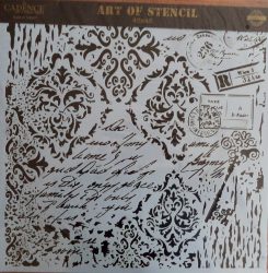 cadence stencil sablon Grunch kollekció GCS-015 45*45cm