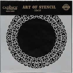 cadence stencil sablon dekoratív  kollekció DCS-007 15*15cm