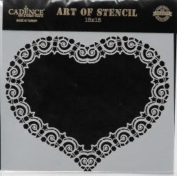 cadence stencil sablon dekoratív  kollekció DCS-010 15*15cm