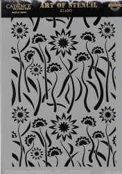 cadence stencil sablon flower kollekció FSC-007  21*29