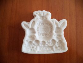 Szilikon öntőforma husvéti nyuszik -118