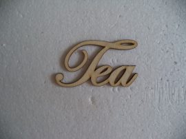 tea felirat fa termék 9,5cm 1db 1779